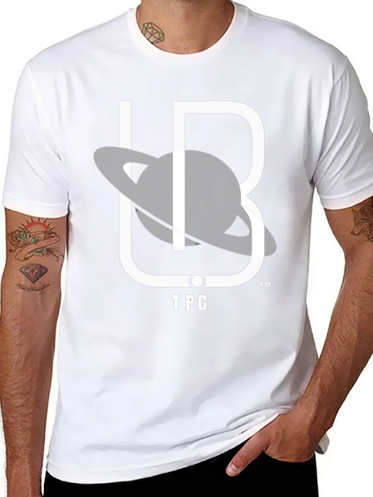 Space Logo Black T-Shirt product image 7