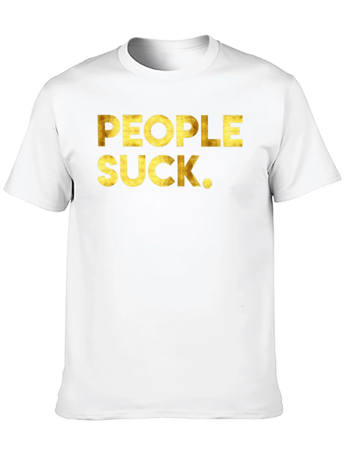 People Suck Graphic Tee - Black Crew Neck T-Shirt product image 9