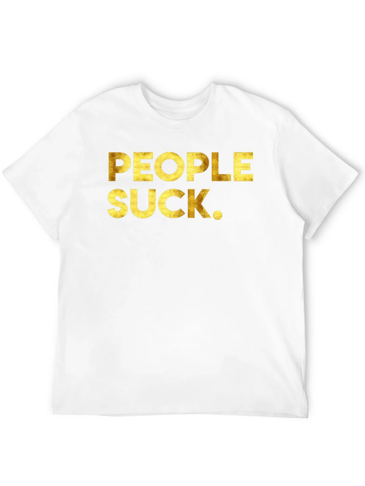 People Suck Graphic Tee - Black Crew Neck T-Shirt product image 11