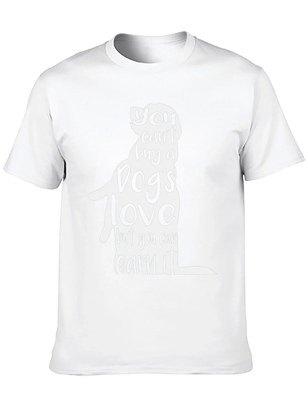 Dog Lover T-Shirt: You Cant Buy a Dogs Love product image 9