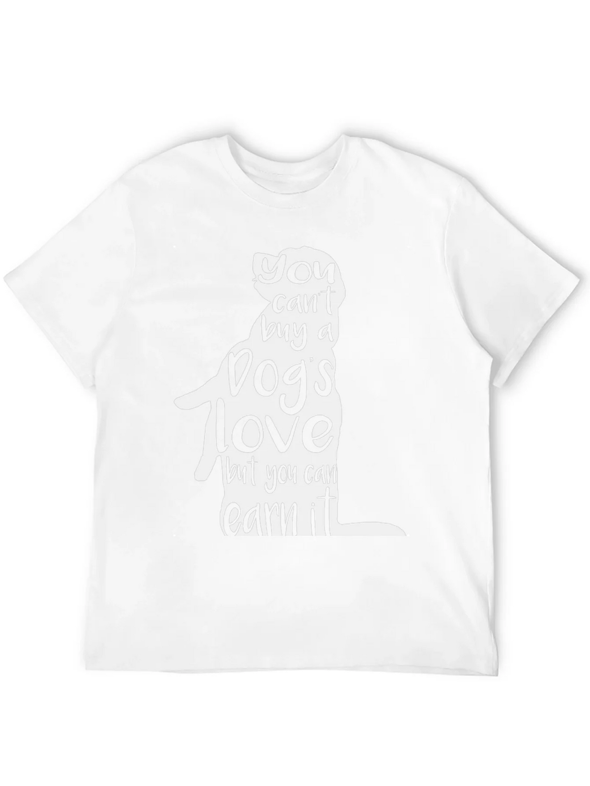 Dog Lover T-Shirt: You Cant Buy a Dogs Love product image 11
