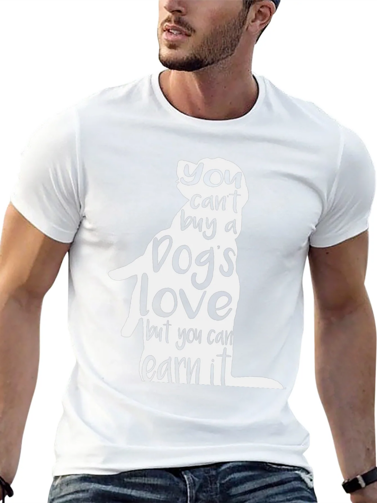 Dog Lover T-Shirt: You Cant Buy a Dogs Love product image 12