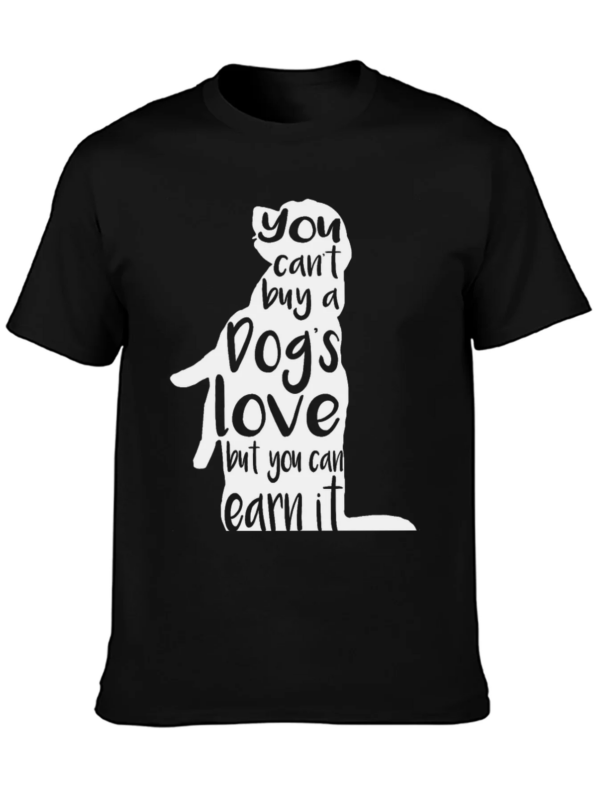 Dog Lover T-Shirt: You Cant Buy a Dogs Love product image 3