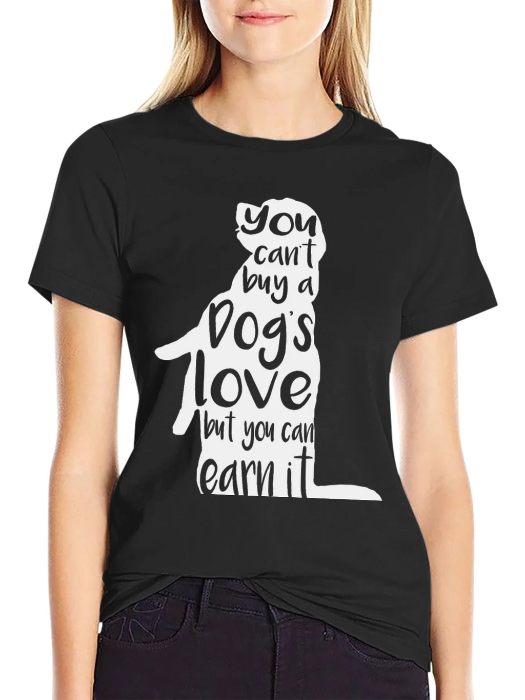 Dog Lover T-Shirt: You Cant Buy a Dogs Love product image 2