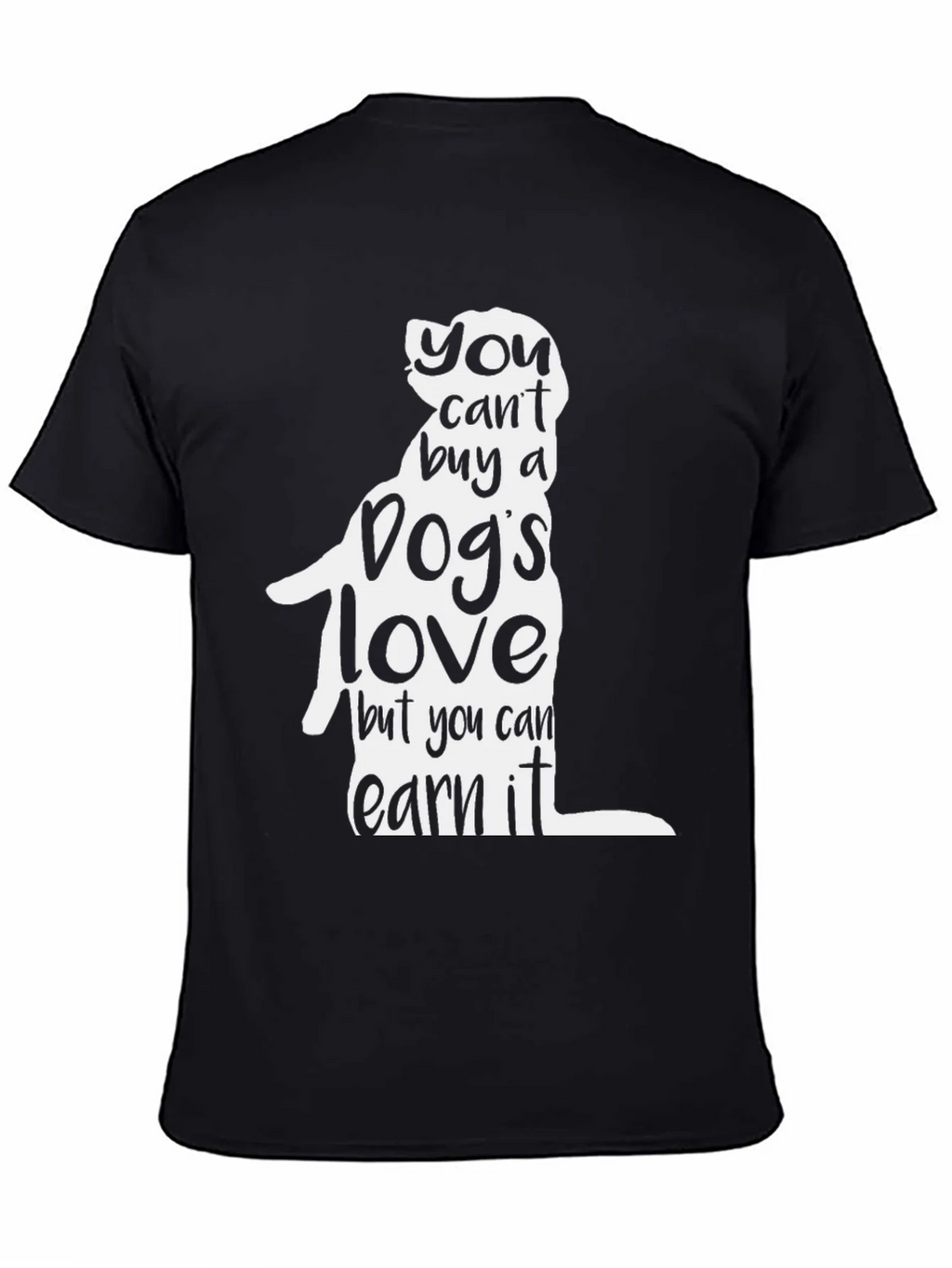 Dog Lover T-Shirt: You Cant Buy a Dogs Love product image 4