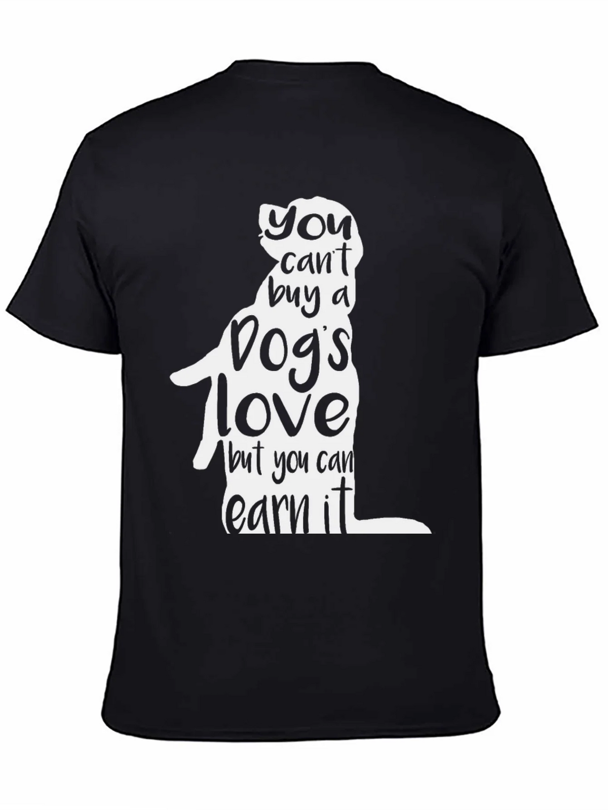 Dog Lover T-Shirt: You Cant Buy a Dogs Love product image 4