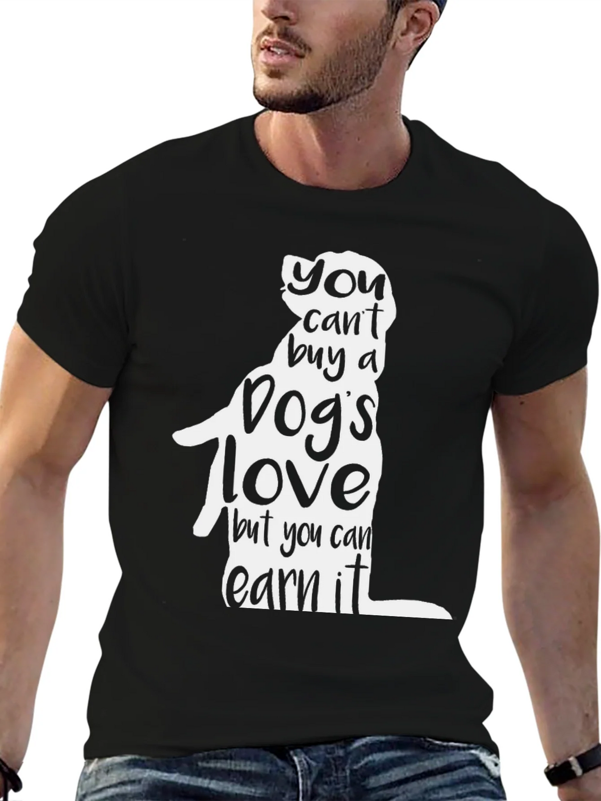 Dog Lover T-Shirt: You Cant Buy a Dogs Love product image 6