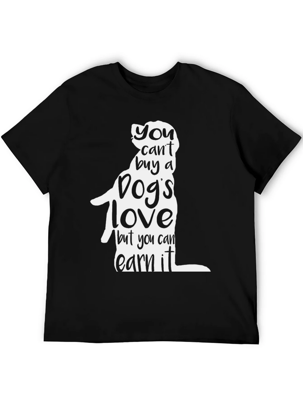 Dog Lover T-Shirt: You Cant Buy a Dogs Love product image 5