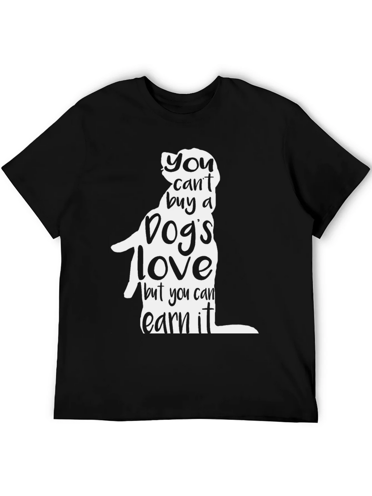 Dog Lover T-Shirt: You Cant Buy a Dogs Love product image 5