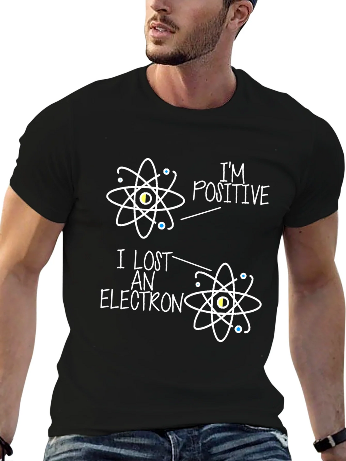 Im Positive I Lost An Electron Science T-Shirt product image 4