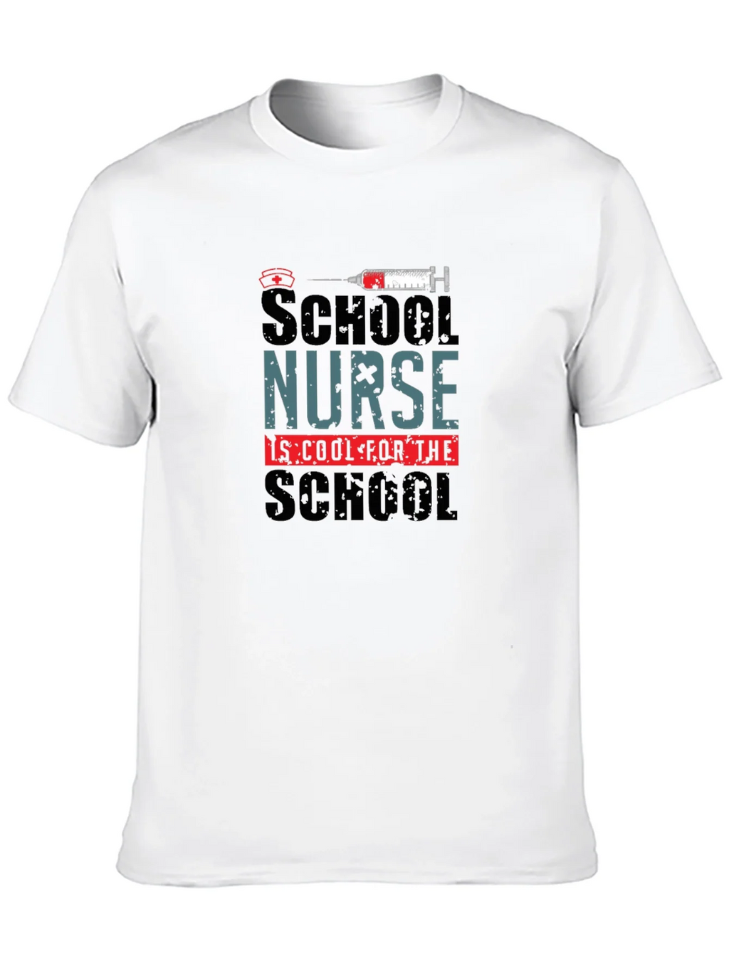 School Nurse Cool Black T-Shirt product image 9