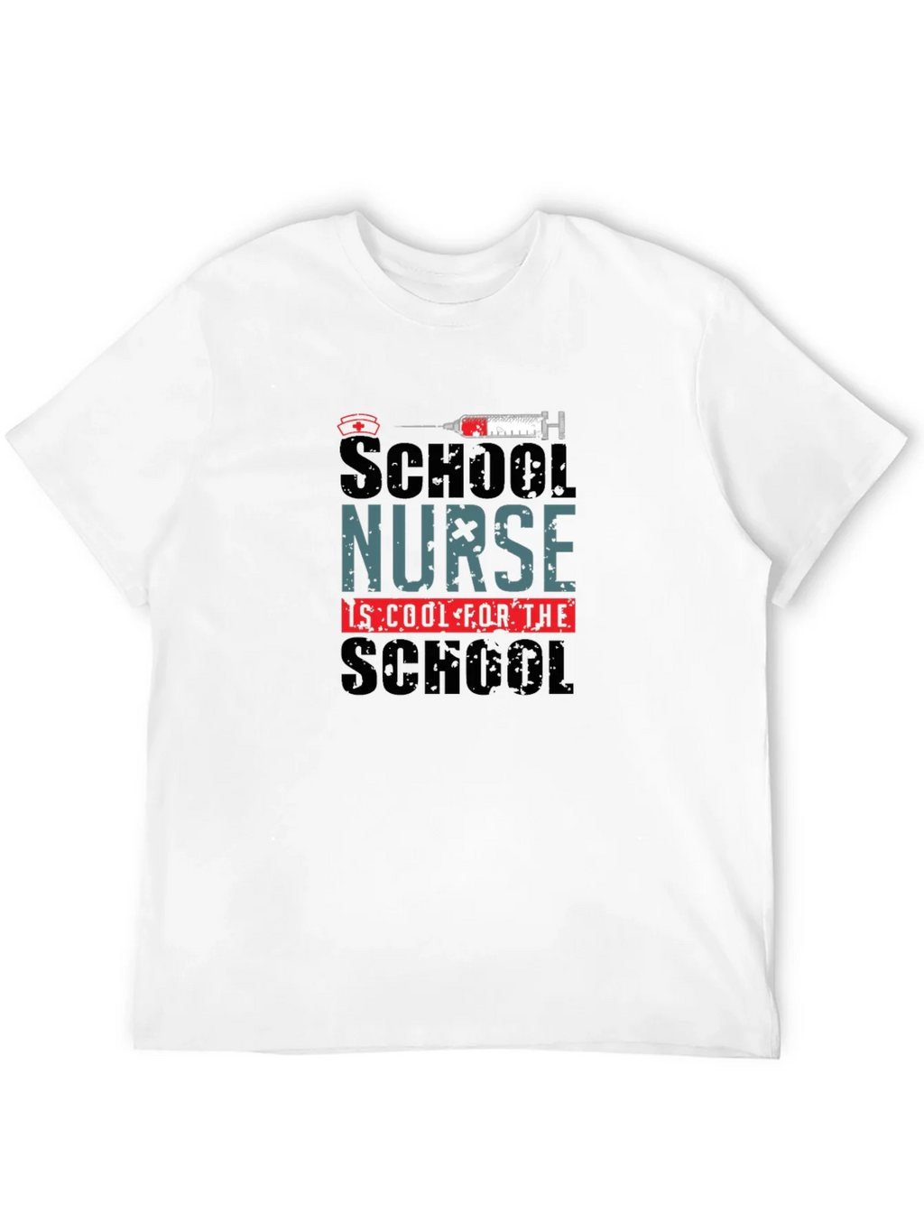 School Nurse Cool Black T-Shirt product image 11