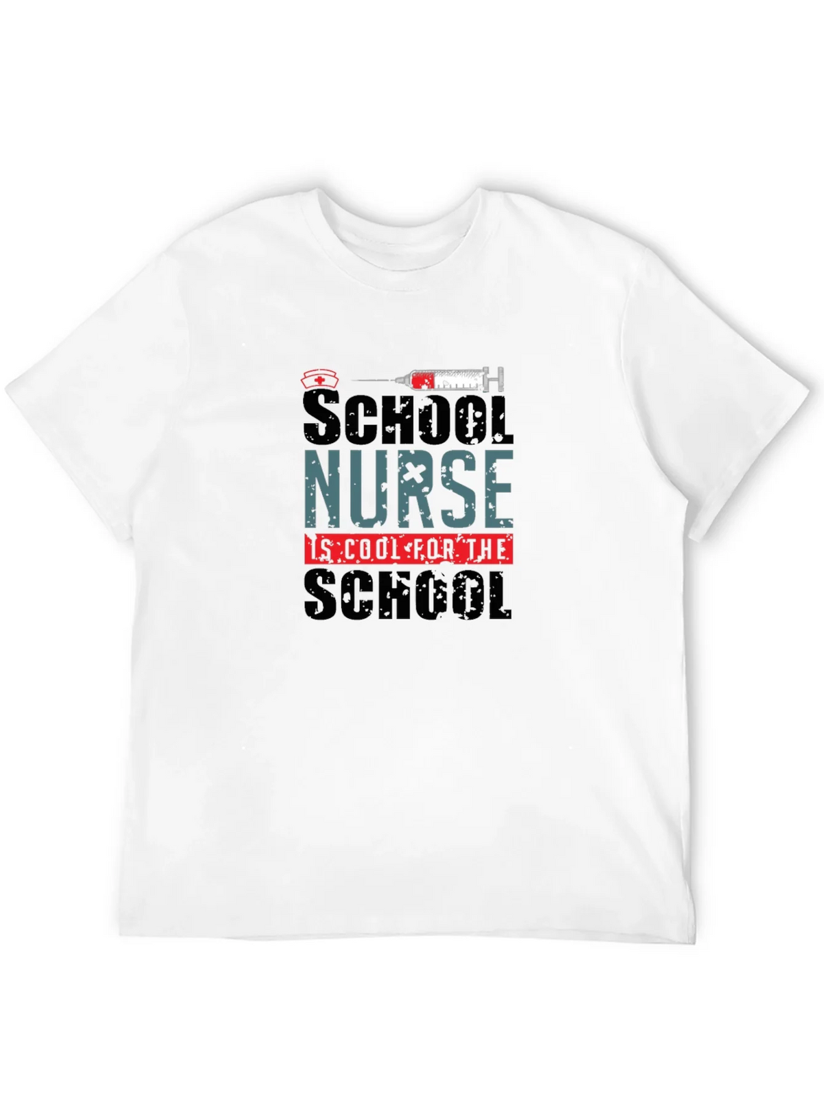 School Nurse Cool Black T-Shirt product image 11