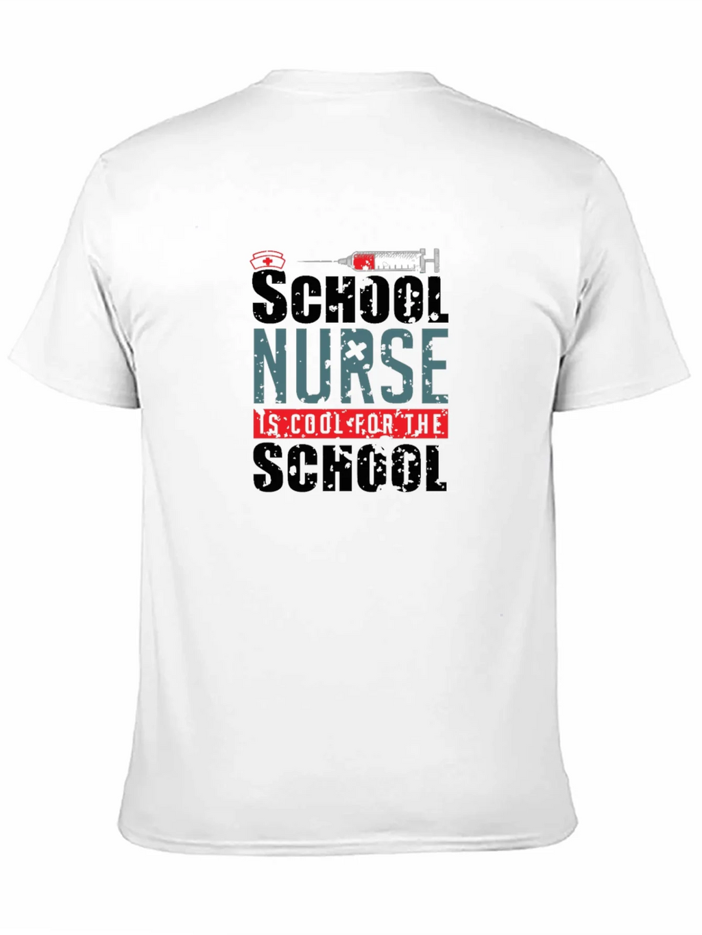 School Nurse Cool Black T-Shirt product image 10