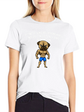 Fitness Pug Black T-Shirt - Consistency & Dedication product image 1