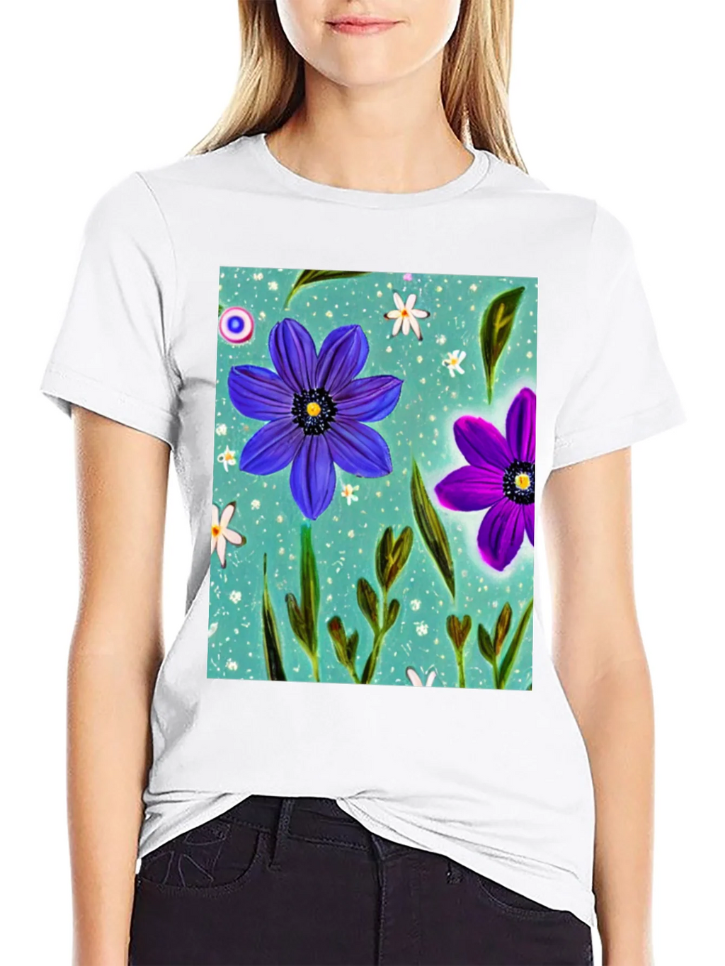 Floral Design T-Shirt product image 8