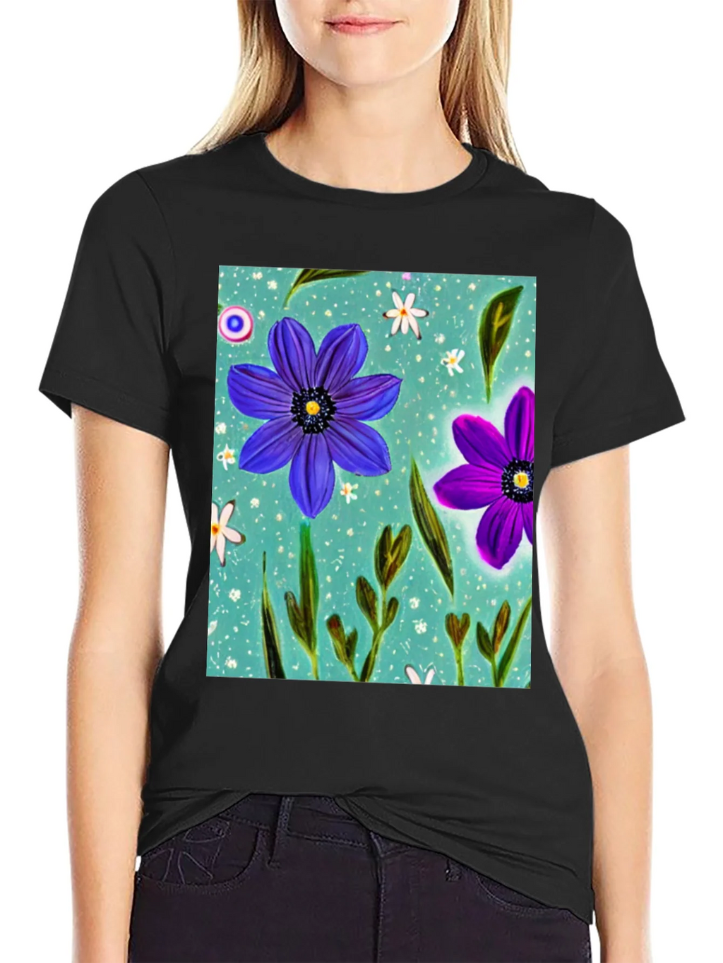 Floral Design T-Shirt product image 2