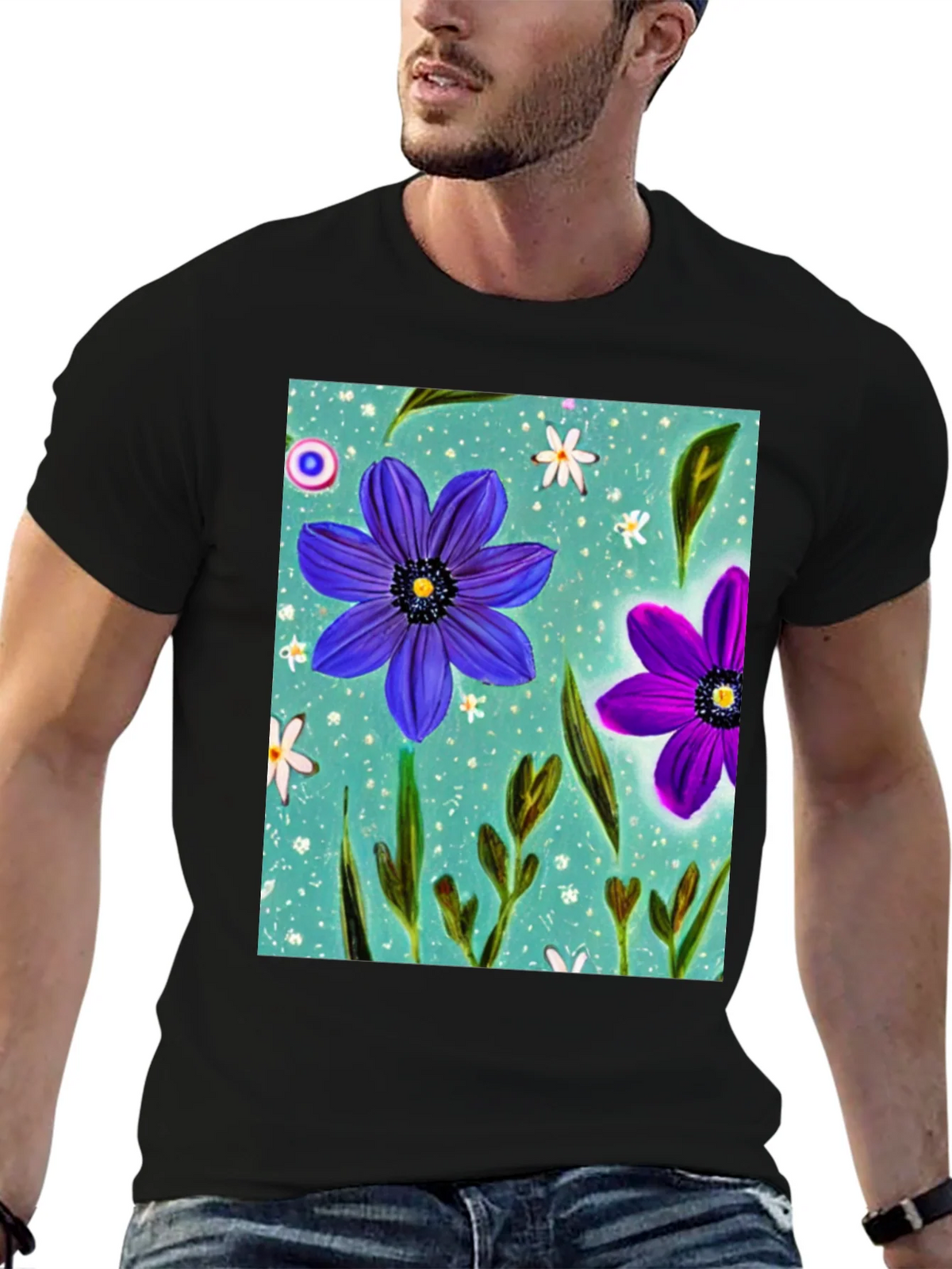 Floral Design T-Shirt product image 6