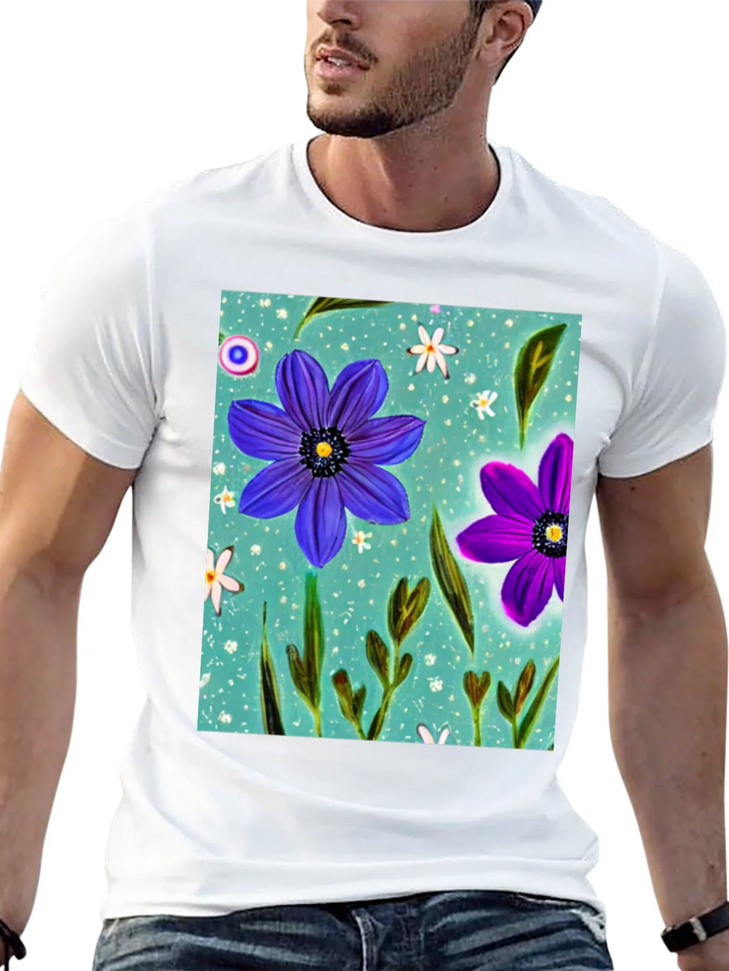 Floral Design T-Shirt product image 12