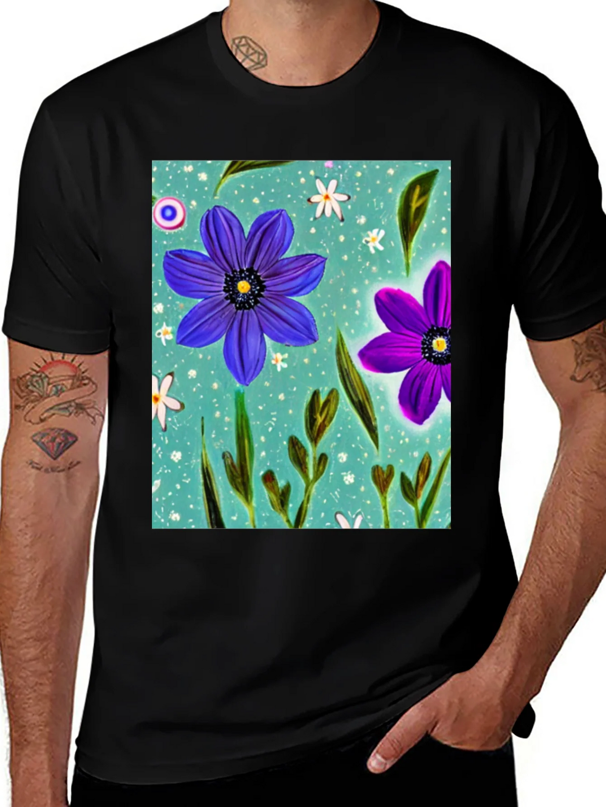 Floral Design T-Shirt product image 1
