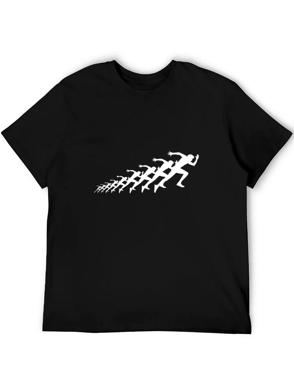 Runner Silhouette Black T-Shirt product image 5