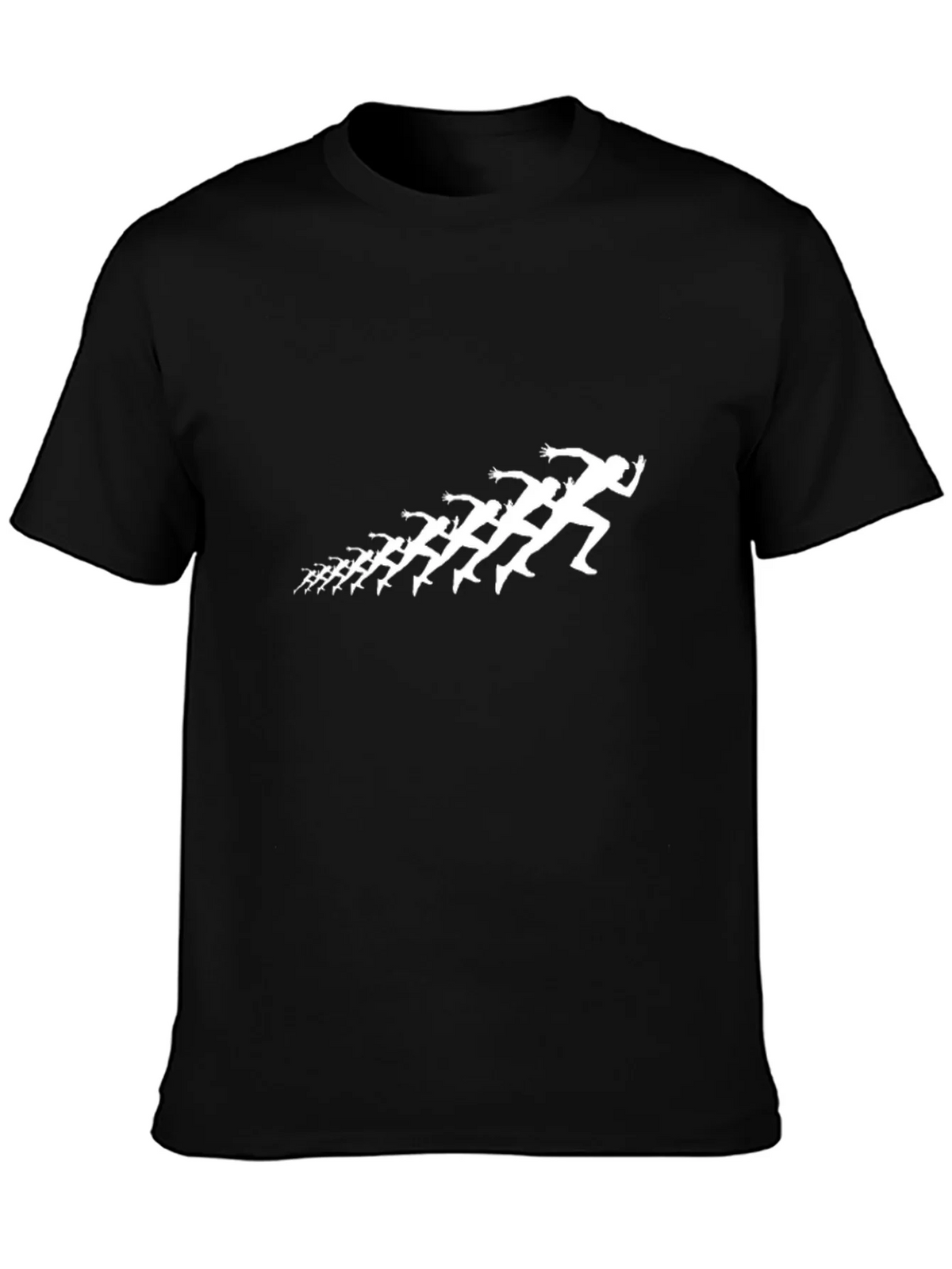 Runner Silhouette Black T-Shirt product image 3