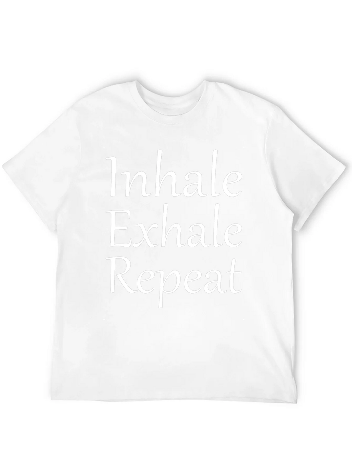 Inhale Exhale Repeat Black T-Shirt product image 8