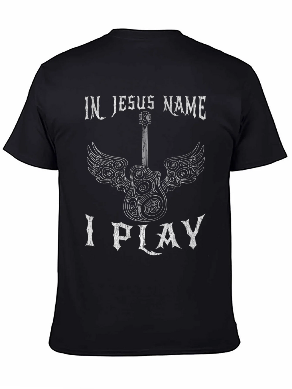 In Jesus Name I Play Guitar T-Shirt product image 1