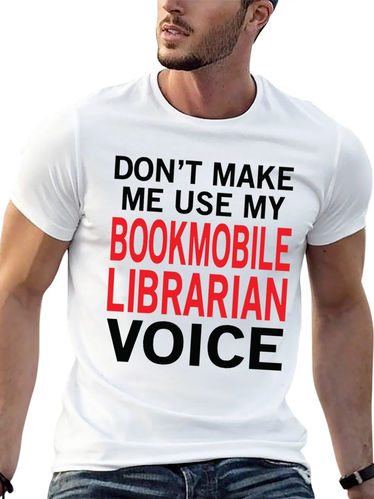 Bookmobile Librarian Voice T-Shirt product image 12