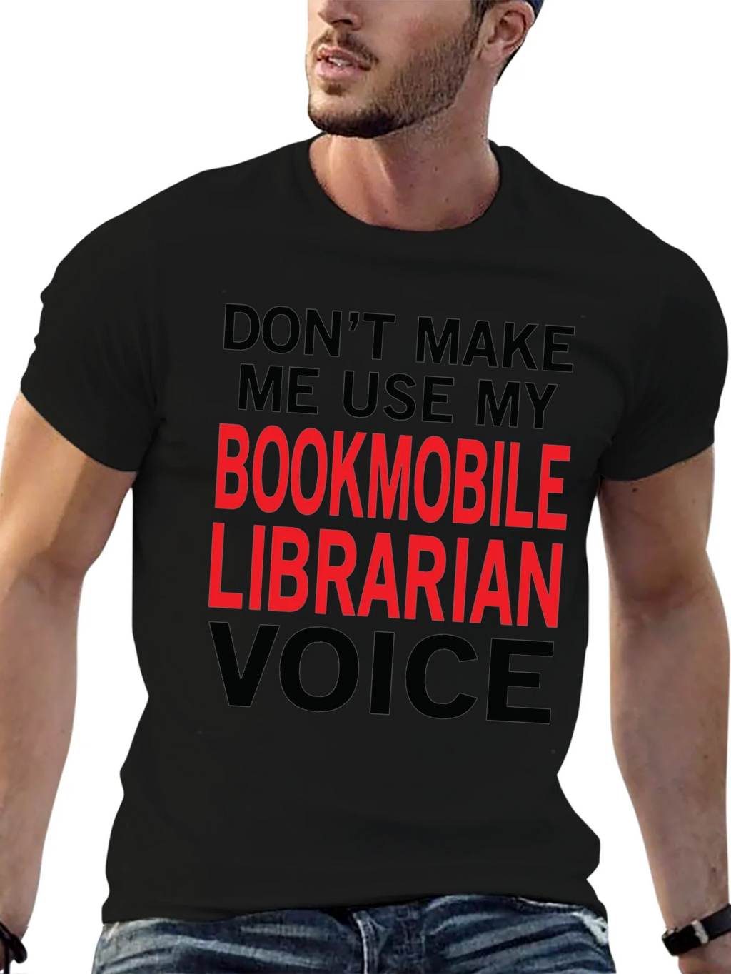 Bookmobile Librarian Voice T-Shirt product image 6
