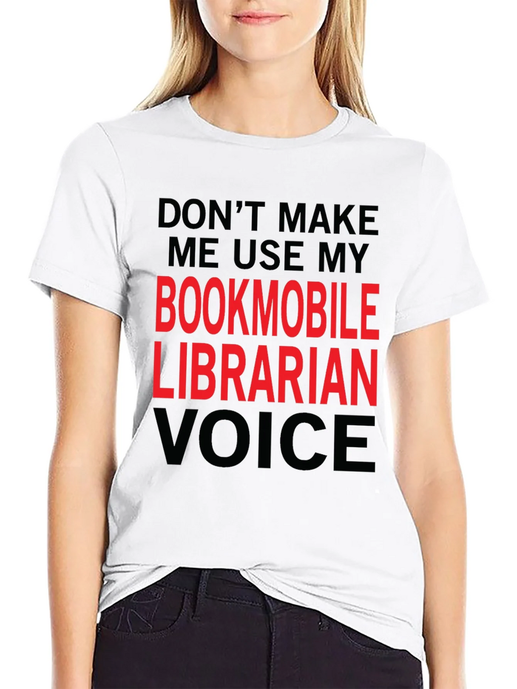 Bookmobile Librarian Voice T-Shirt product image 8