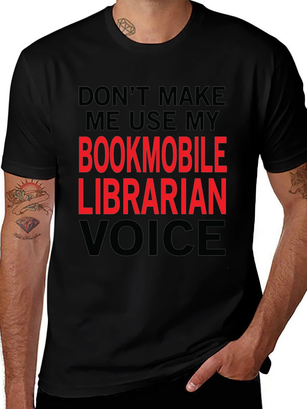 Bookmobile Librarian Voice T-Shirt product image 1