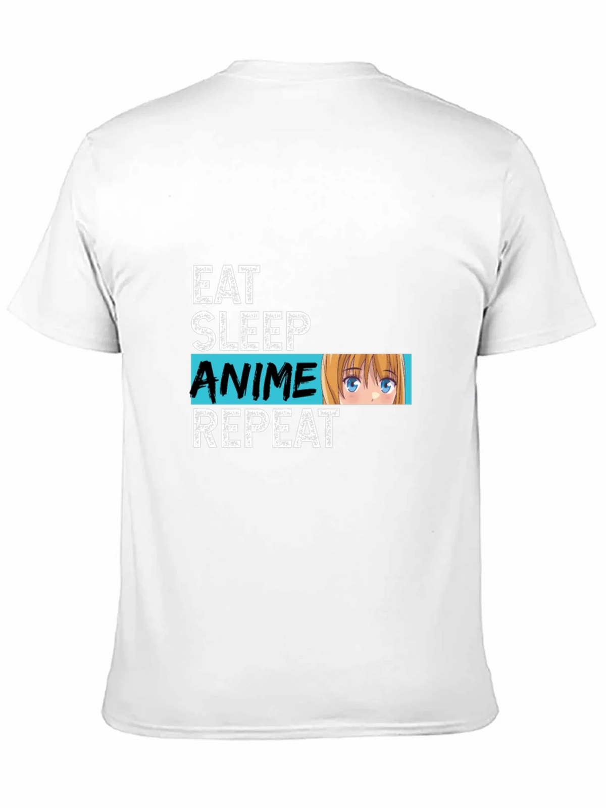 Eat Sleep Anime Repeat Graphic Tee product image 4