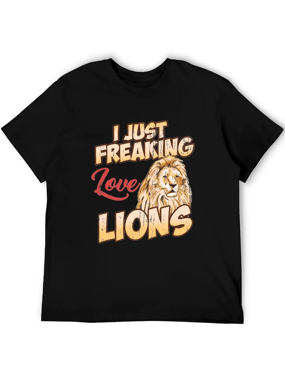 I Just Freaking Love Lions T-Shirt product image 5