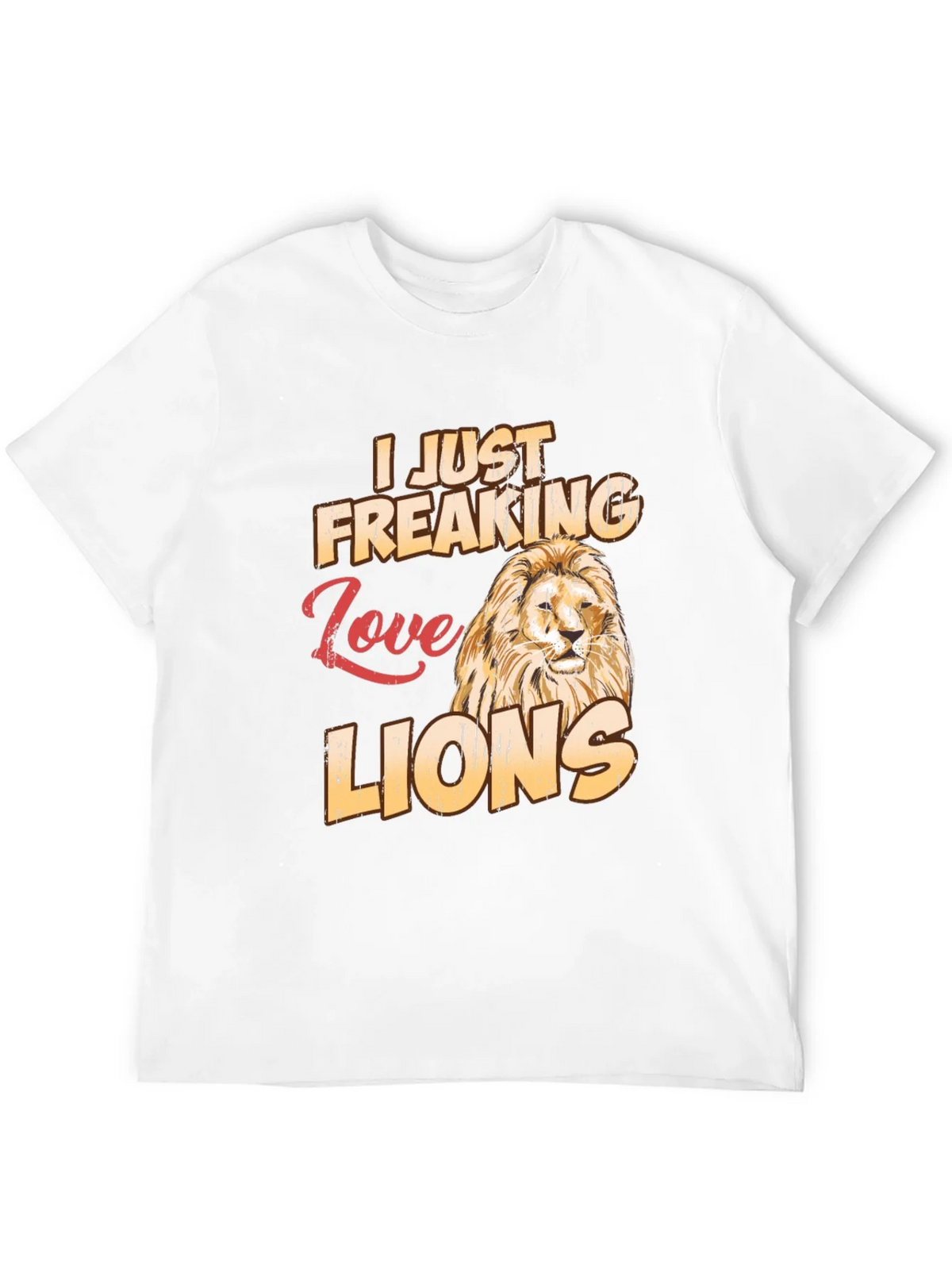 I Just Freaking Love Lions T-Shirt product image 11