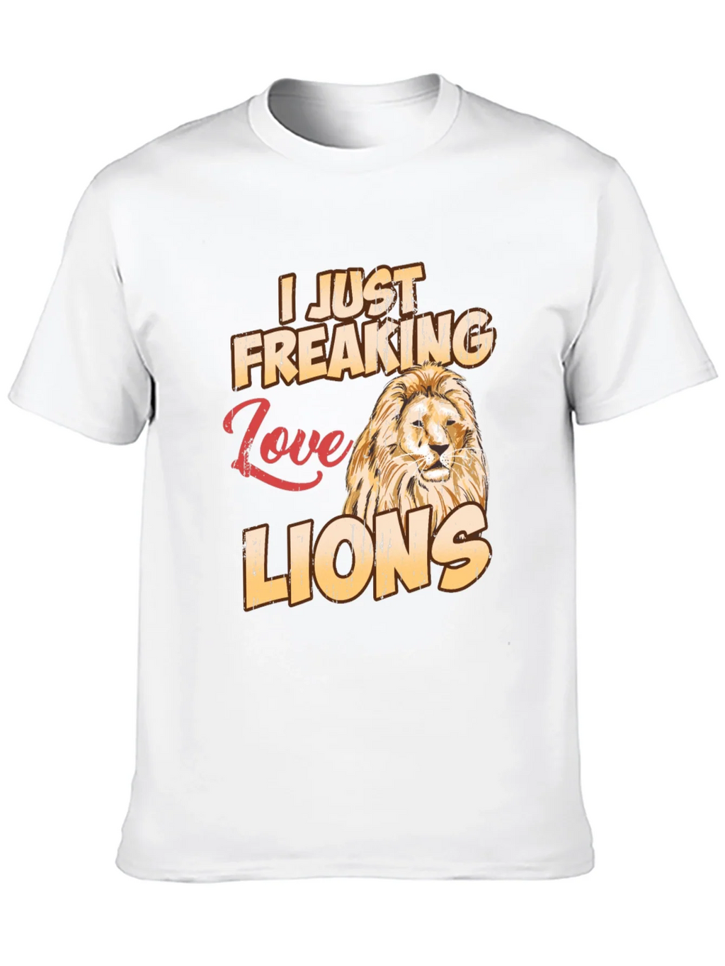 I Just Freaking Love Lions T-Shirt product image 9