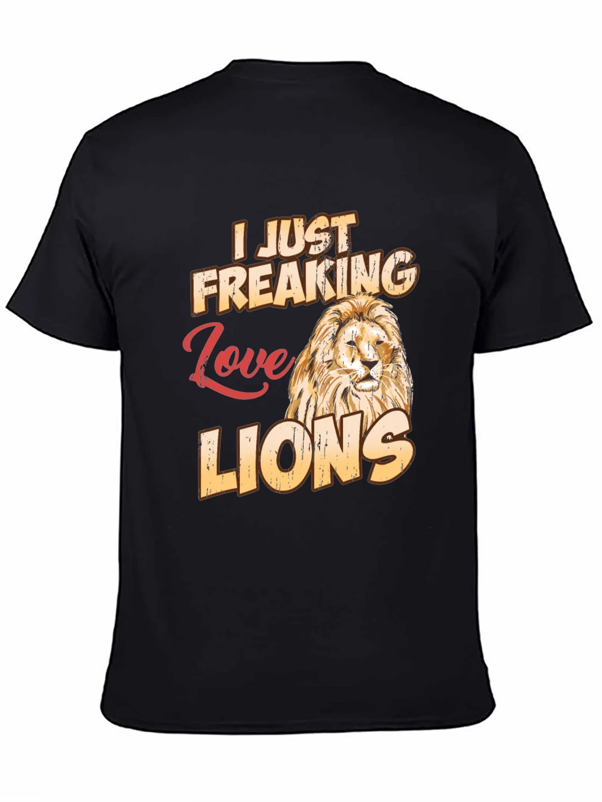 I Just Freaking Love Lions T-Shirt product image 4