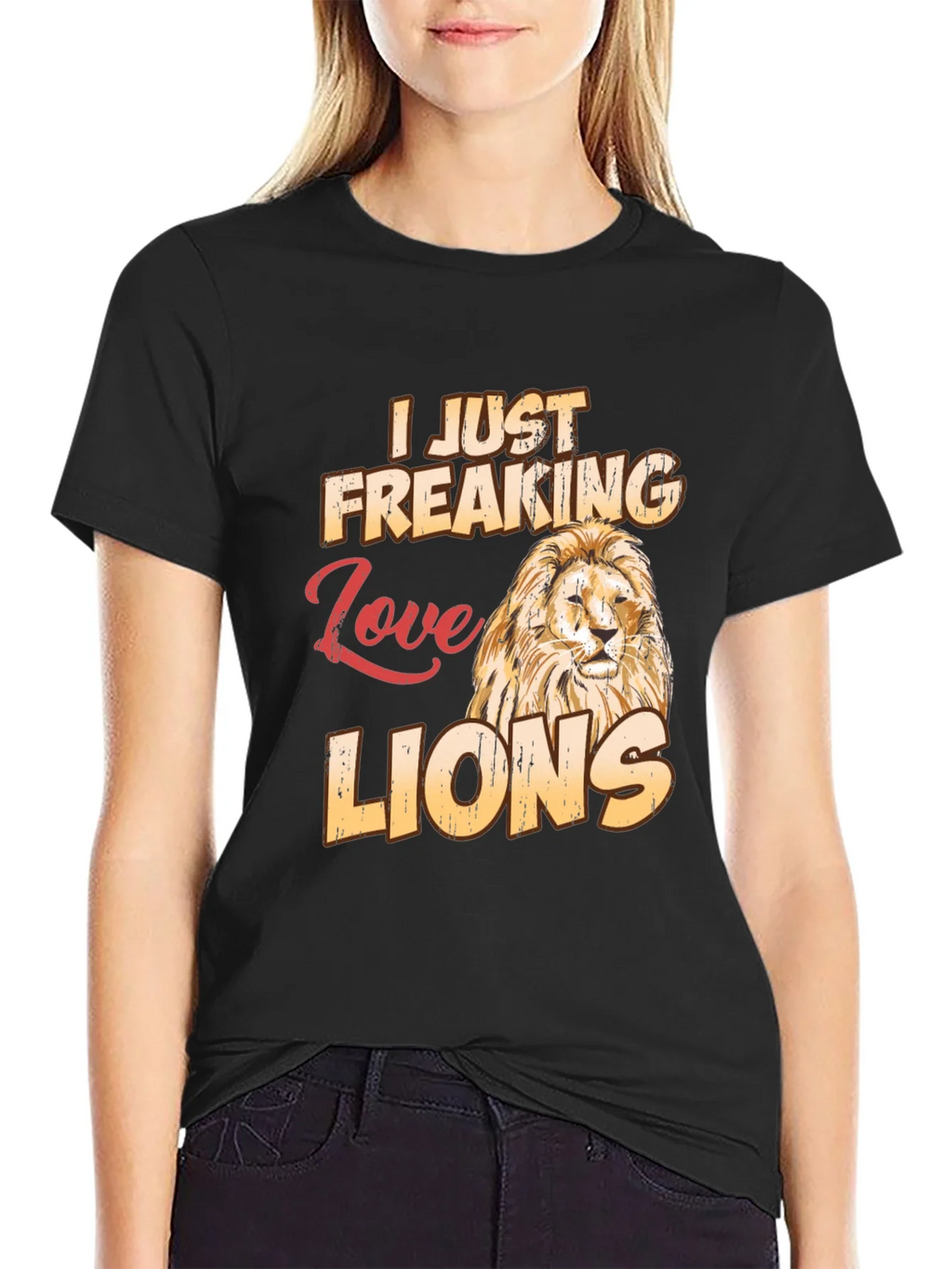 I Just Freaking Love Lions T-Shirt product image 2