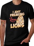 I Just Freaking Love Lions T-Shirt product image 1