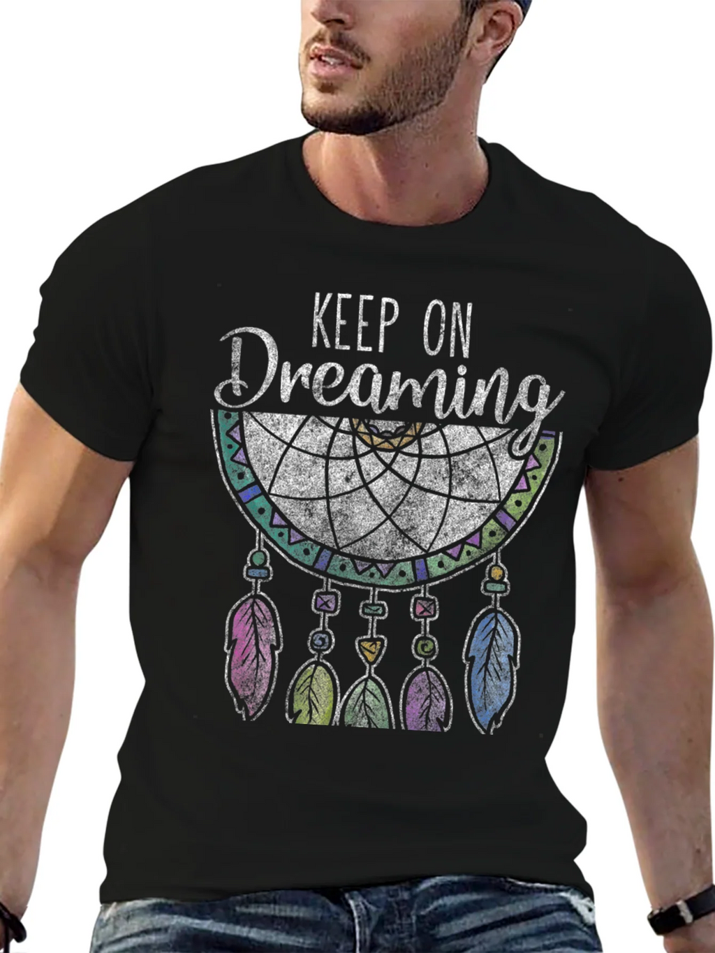Keep On Dreaming Dreamcatcher Graphic Tee product image 6