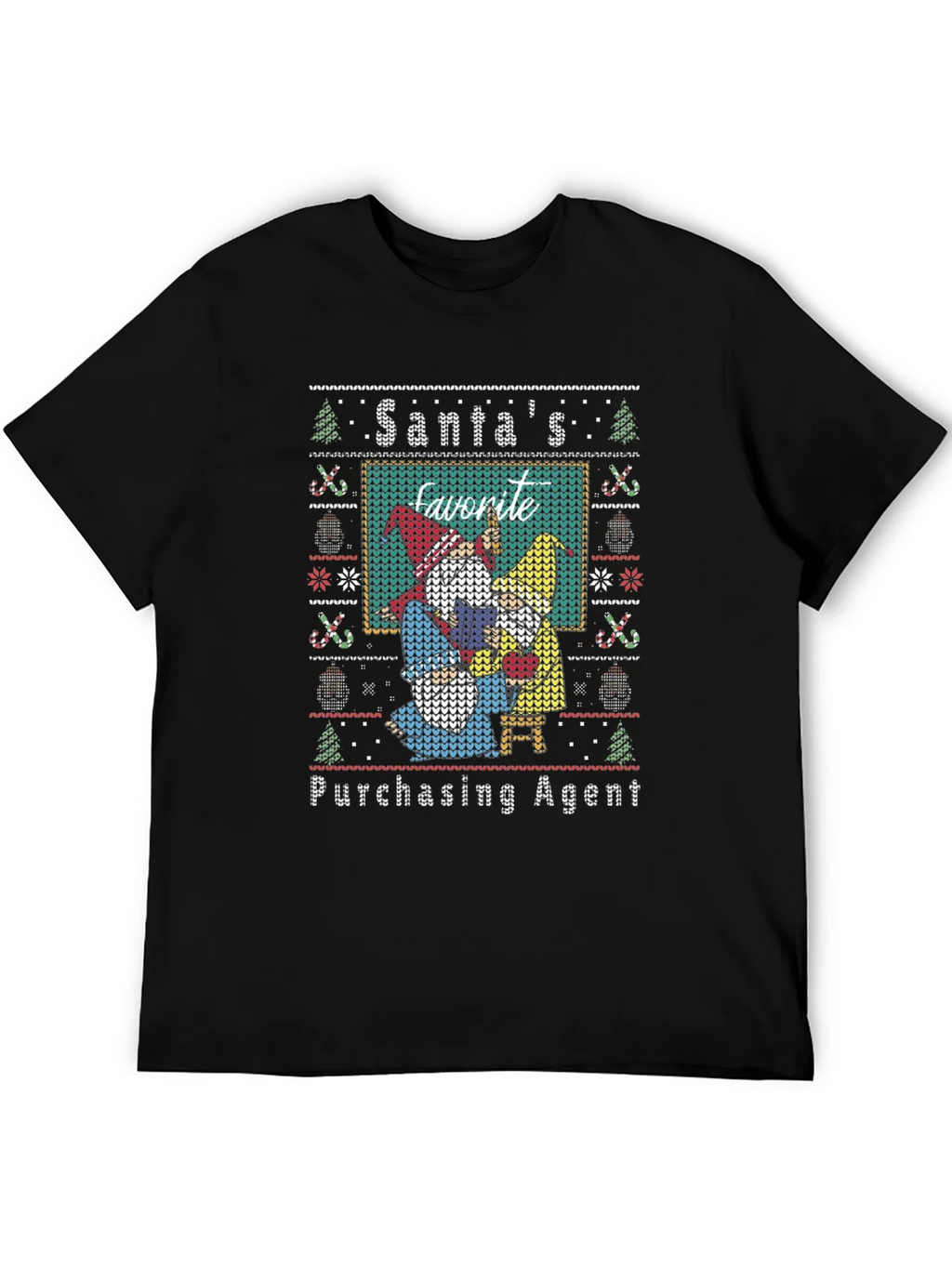 Santas Favorite Purchasing Agent Ugly Christmas Sweater product image 3