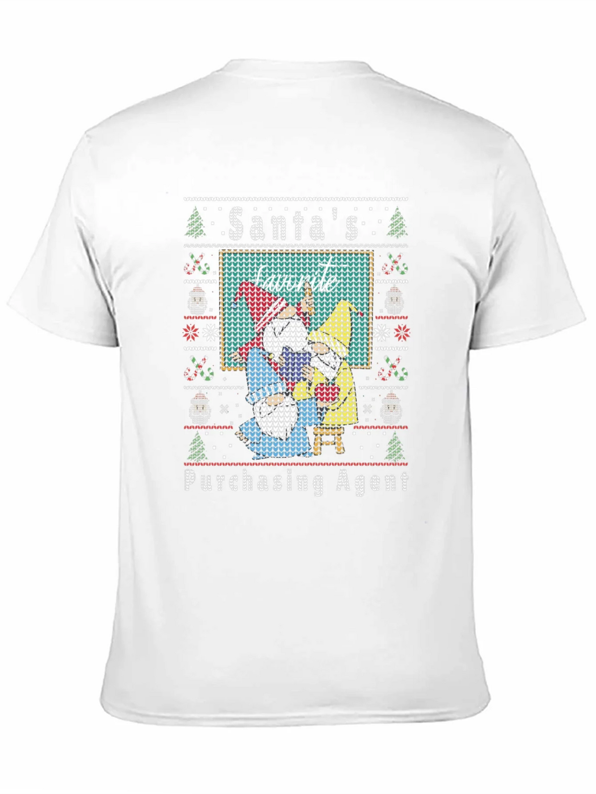 Santas Favorite Purchasing Agent Ugly Christmas Sweater product image 6