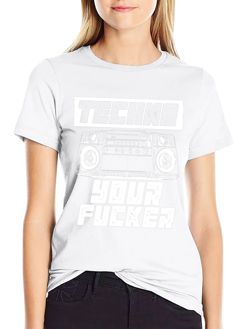 Techno Your F*cker Graphic T-Shirt product image 4