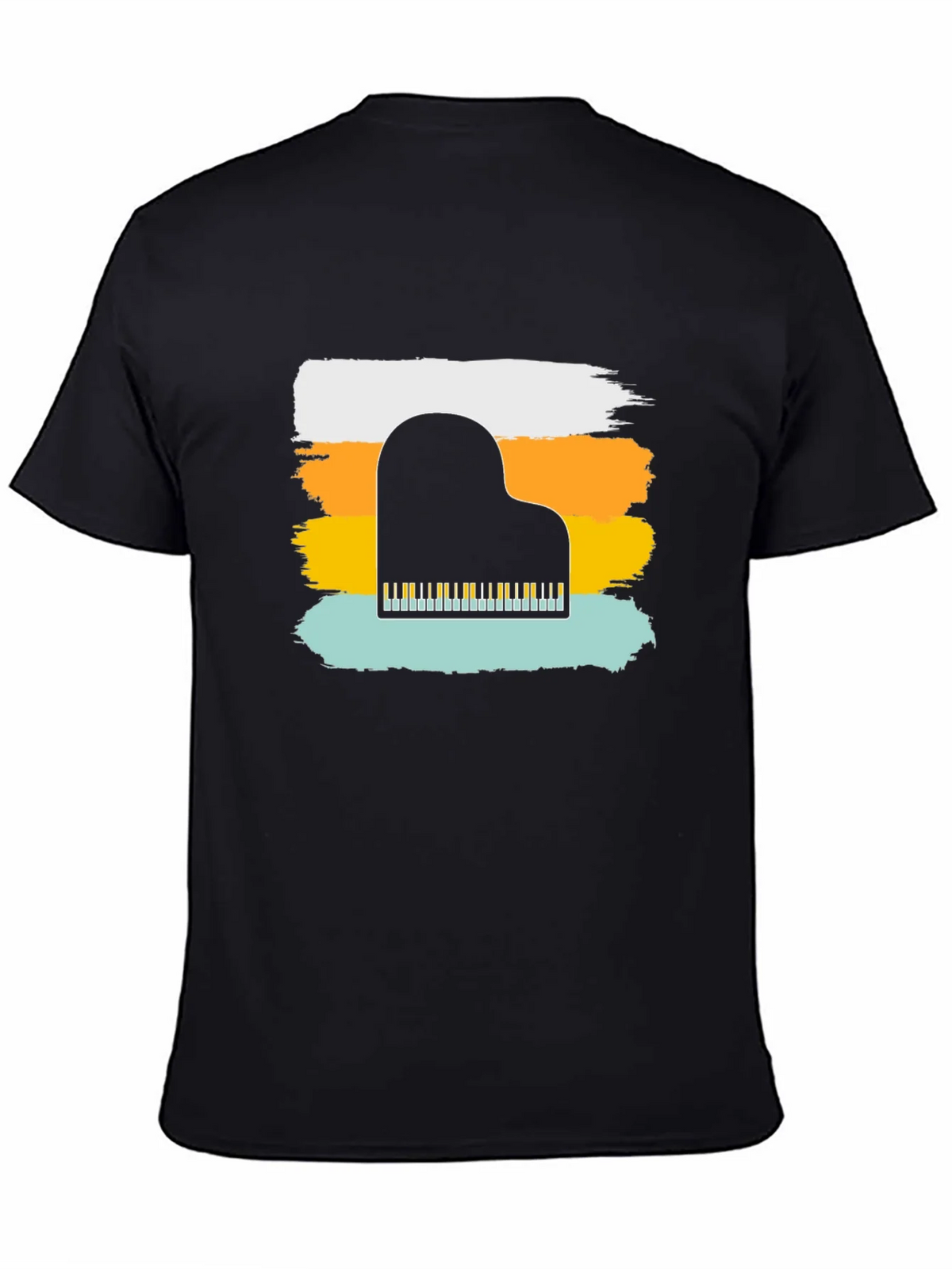 Piano Keys Graphic T-Shirt - Retro Style Tee product image 3