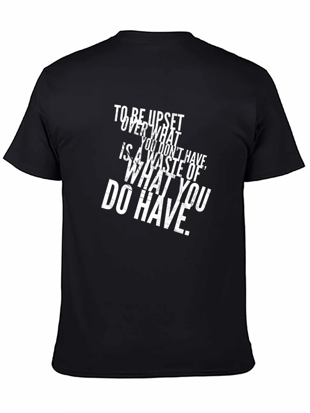 Motivational Quote Black T-Shirt product image 2