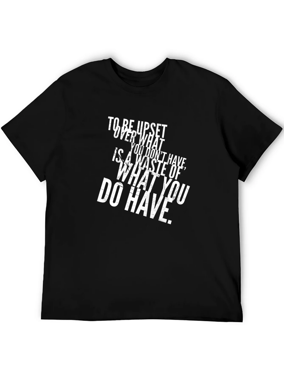 Motivational Quote Black T-Shirt product image 3