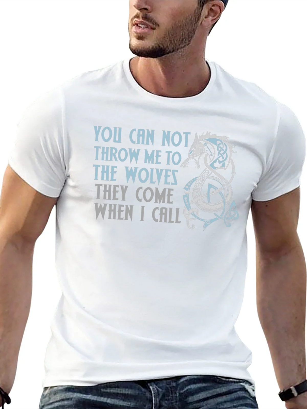 Viking Wolves T-Shirt - When I Call They Come product image 3