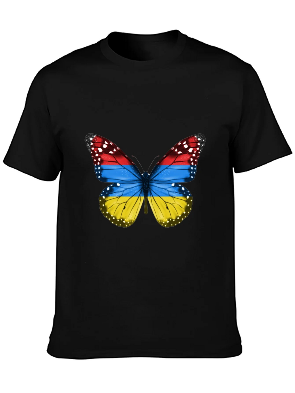 Armenian Flag Butterfly T-Shirt product image 3