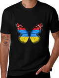 Armenian Flag Butterfly T-Shirt product image 1