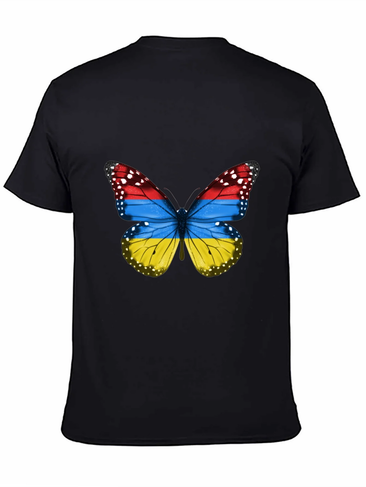 Armenian Flag Butterfly T-Shirt product image 4